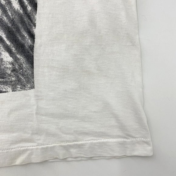 VTG 90s Malcolm X Big Face AOP Print Shirt Mens XL Hip Hop Black History Rap USA - Picture 12 of 13